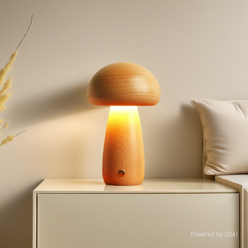 CICO mushroom atmosphere small desk lamp switch head small night lamp type 102700176103038256103417511 - c rechargeable portable lamp Specification drawing