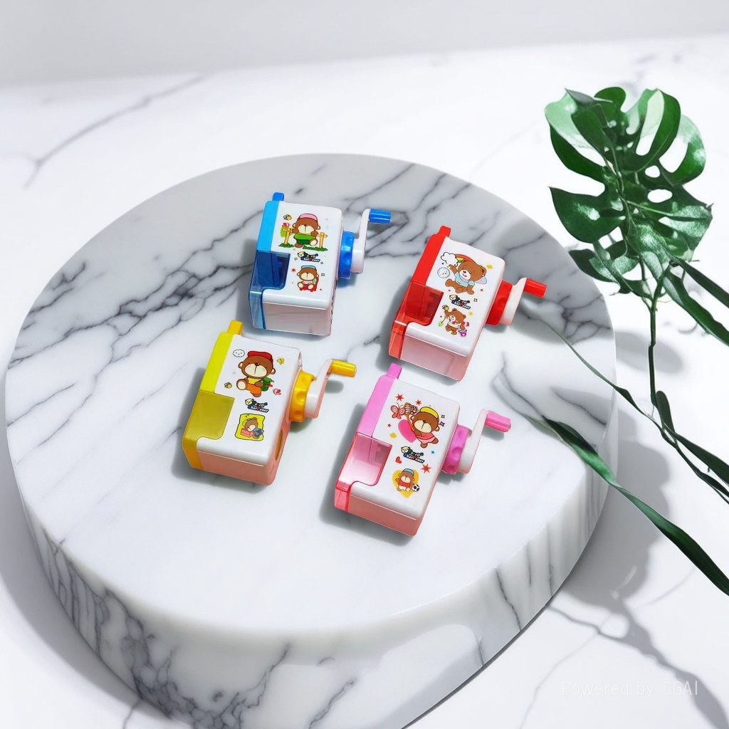 创意卡通手摇削笔器铅笔刀学生塑料卷笔刀儿童转笔刀笔刨文具用品