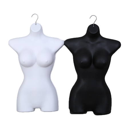 半身模特片欧美大胸长款单面睡泳衣围裙内衣挂板道具塑料胸片