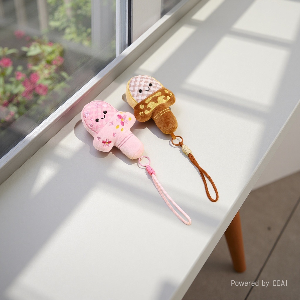 Voice-generating tourist souvenirs, gifts, pendants, King Goujian of Yue Sword, plush toys, vibrating and stress-relieving small pendants, figurines Application Scenario