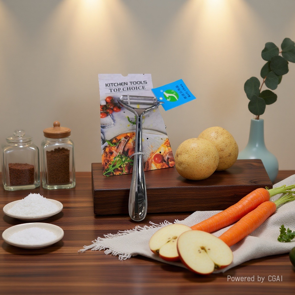Internet-famous fruit peeler, kitchen tools, water chestnut peeler, melon and fruit peeler, electric peeler, 105742013 Application Scenario