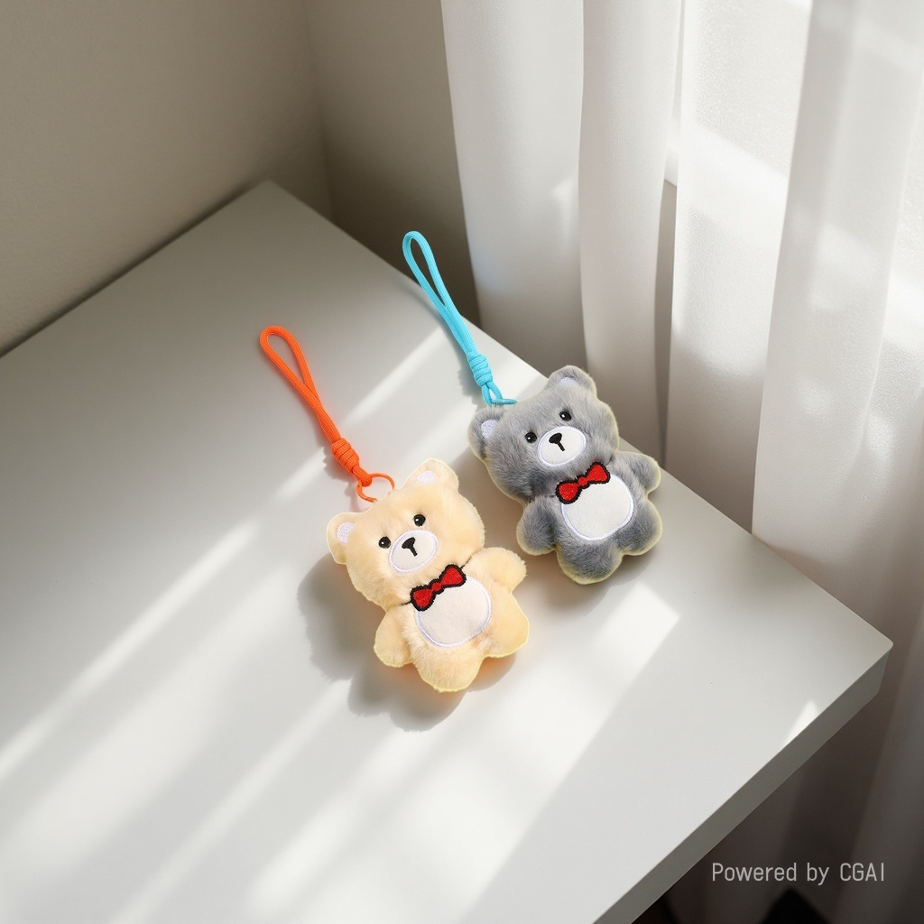 Cute bear peluche colgante bolsa de dibujos animados peluche de juguete adornos colgantes muñeca llavero muñeca ducha de boda al por mayor Application Scenario