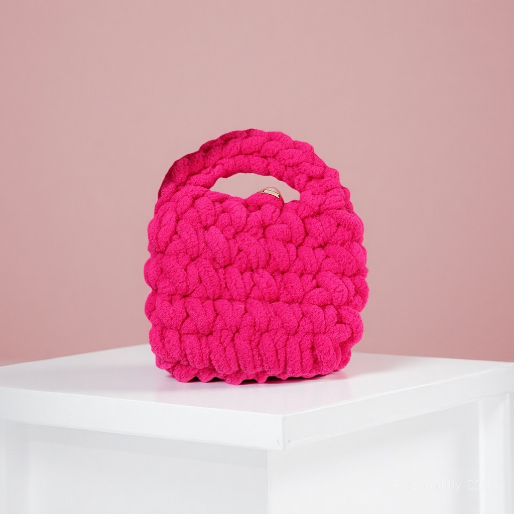 Dibujos animados lana de punto auriculares fundas protectoras hecho a mano crochet zero wallet regalo del estudiante pareja cartera pequeña