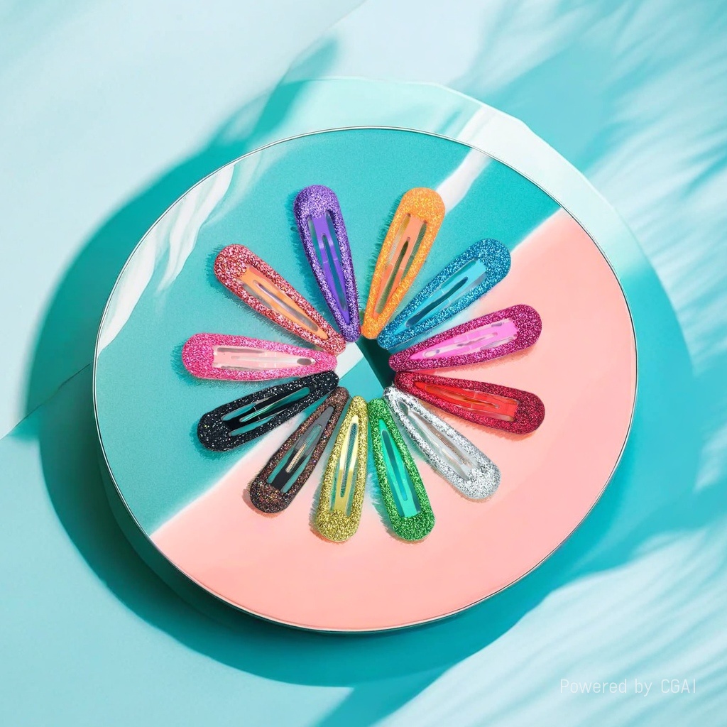 Shark clip, hairpin, hair accessory, women's fashionable hair clip, large clip, nail art tools Application Scenario