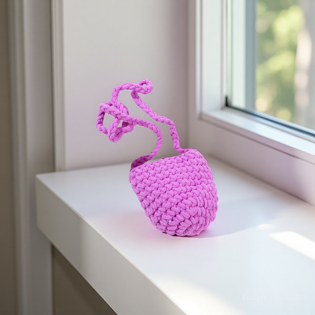 Mini bolsas de lana bolsas tejidas artesanales diy bolsas de peluche bolsas de juguete accesorios accesorios auriculares bluetooth bolsas Application Scenario