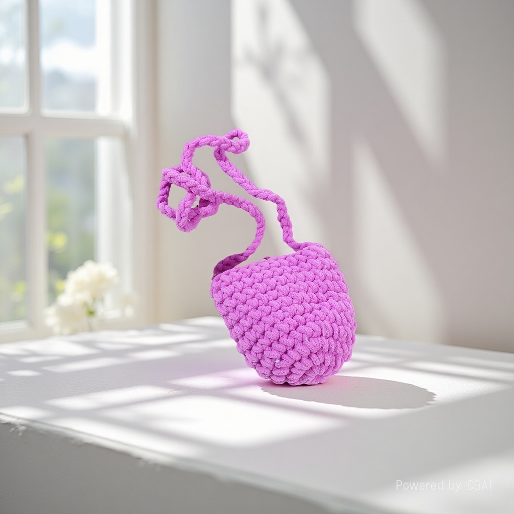 Mini bolsas de lana bolsas tejidas artesanales diy bolsas de peluche bolsas de juguete accesorios accesorios auriculares bluetooth bolsas Specification image