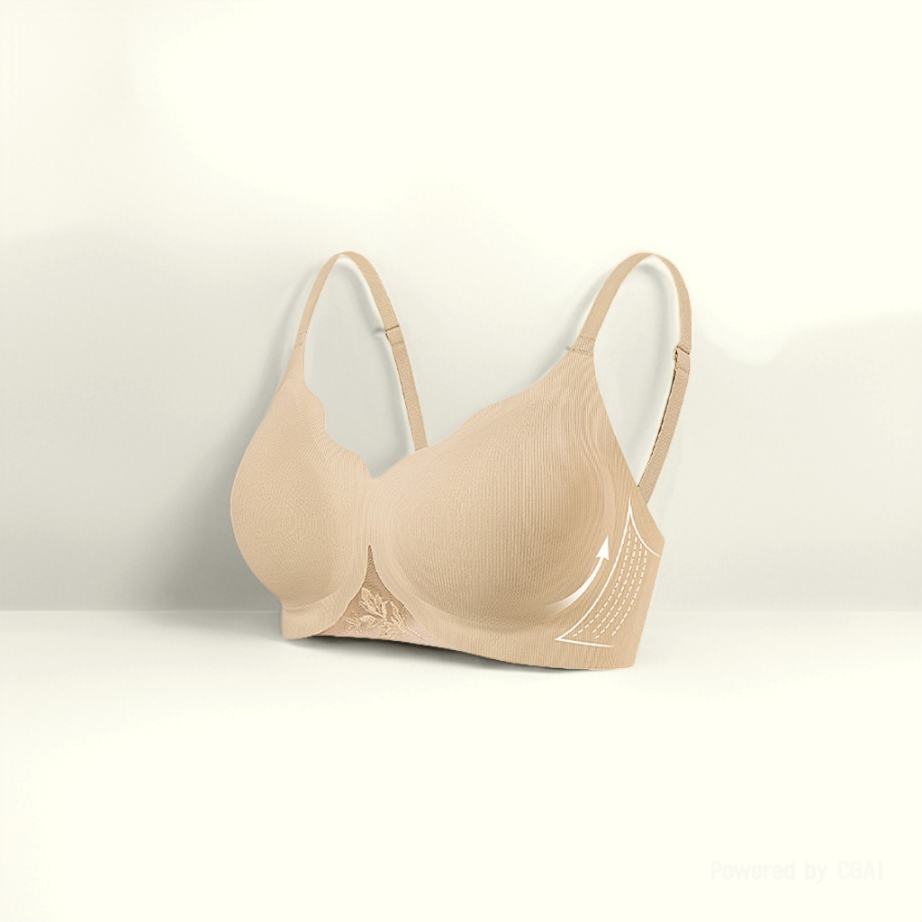 French retro wavy seamless Bra Specification image