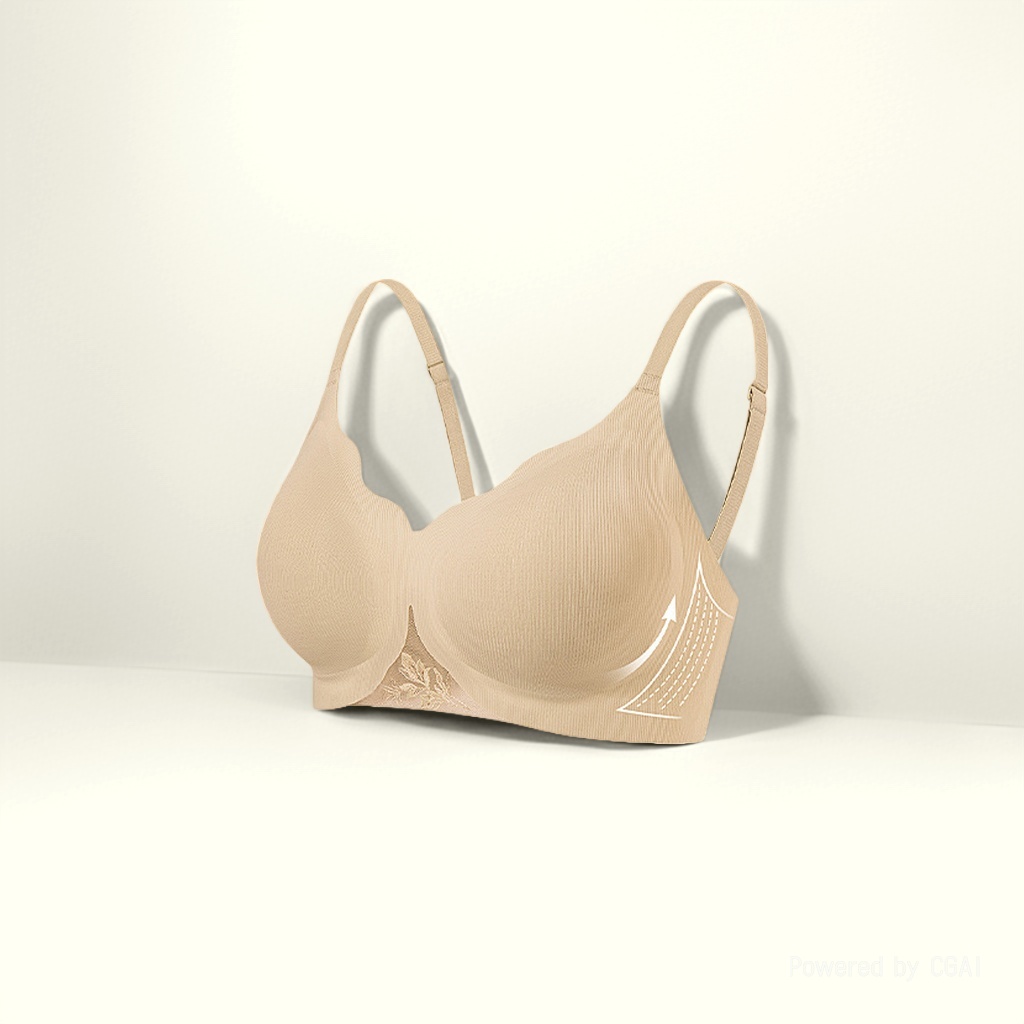French retro wavy seamless Bra Application Scenario