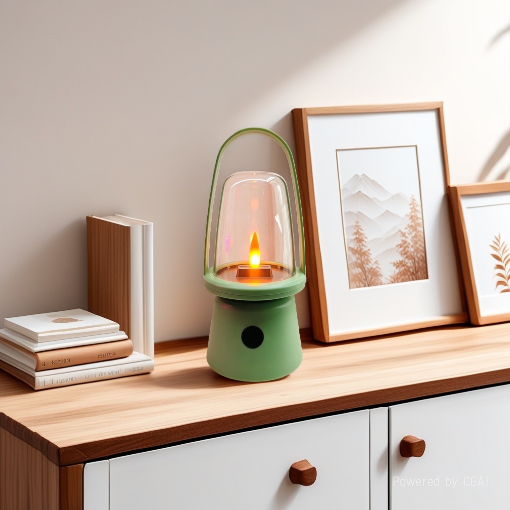 Green retro wind lamps for interior decoration, simple and retro style lighting fixtures Specification image