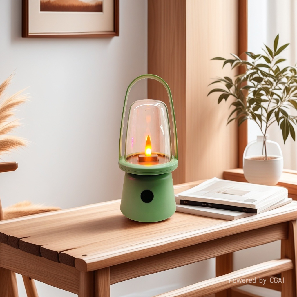 Green retro wind lamps for interior decoration, simple and retro style lighting fixtures