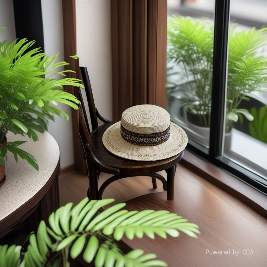 Men's and women's spring and summer flat-topped straw hats, colorful woven straps, ethnic-style straw hats, beach hats, sun protection and shade hats, seaside vacation, outdoor travel, outdoor leisure sports Application Scenario