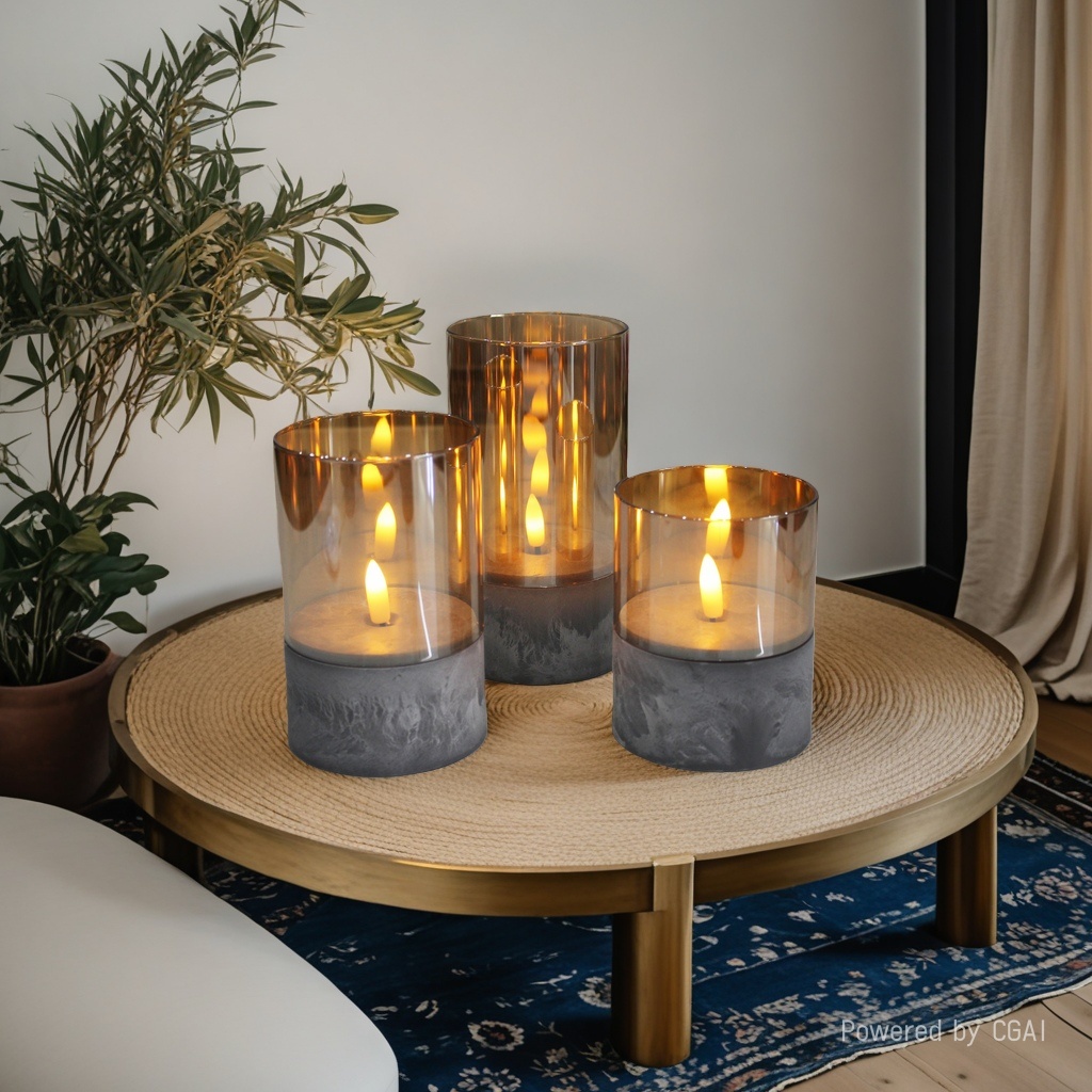 Paraffin electric candle aromatherapy glass cup diffuser lamp 150g eco-friendly aromatherapy lamp warm light Application Scenario