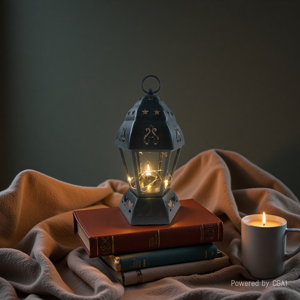 Black metal decorative lanterns, velvet fabric dragon and phoenix lanterns, horse-running lanterns, seven-color cultural and tourism lanterns Specification image