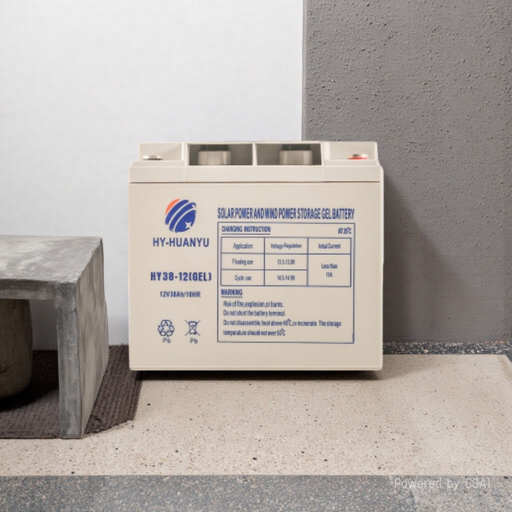 太阳能胶体电池深循环蓄电池UPS BATTERY12V38AH GEL
