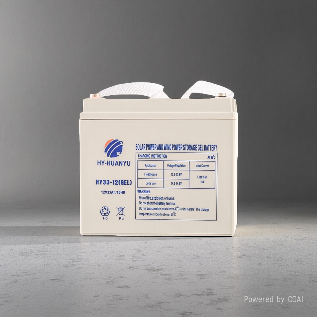 太阳能胶体电池深循环蓄电池UPS BATTERY12V33AH GEL细节图