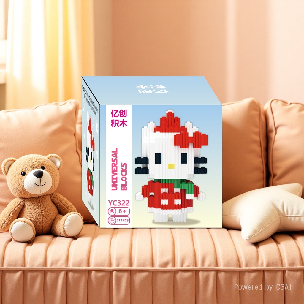 拼豆/拼豆材料/高达/木质拼图高端/拼豆玩具产品图