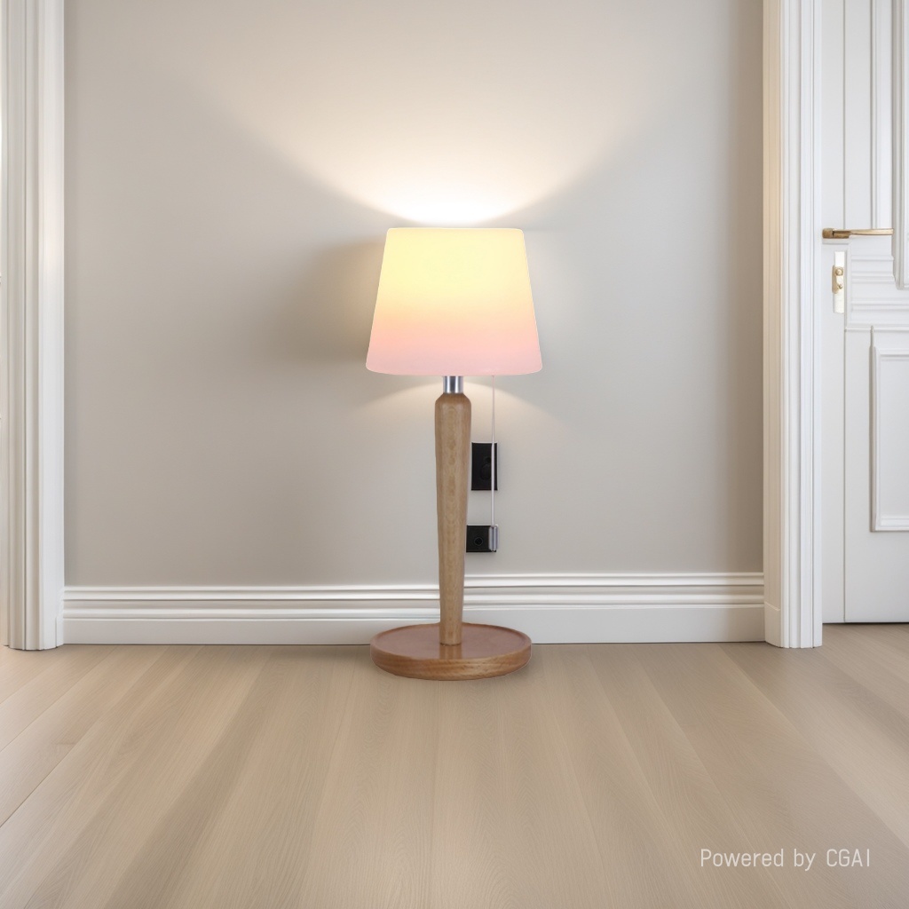CICO wooden mushroom atmosphere small desk lamp, head switch night light, drawstring switch portable desk lamp Application Scenario
