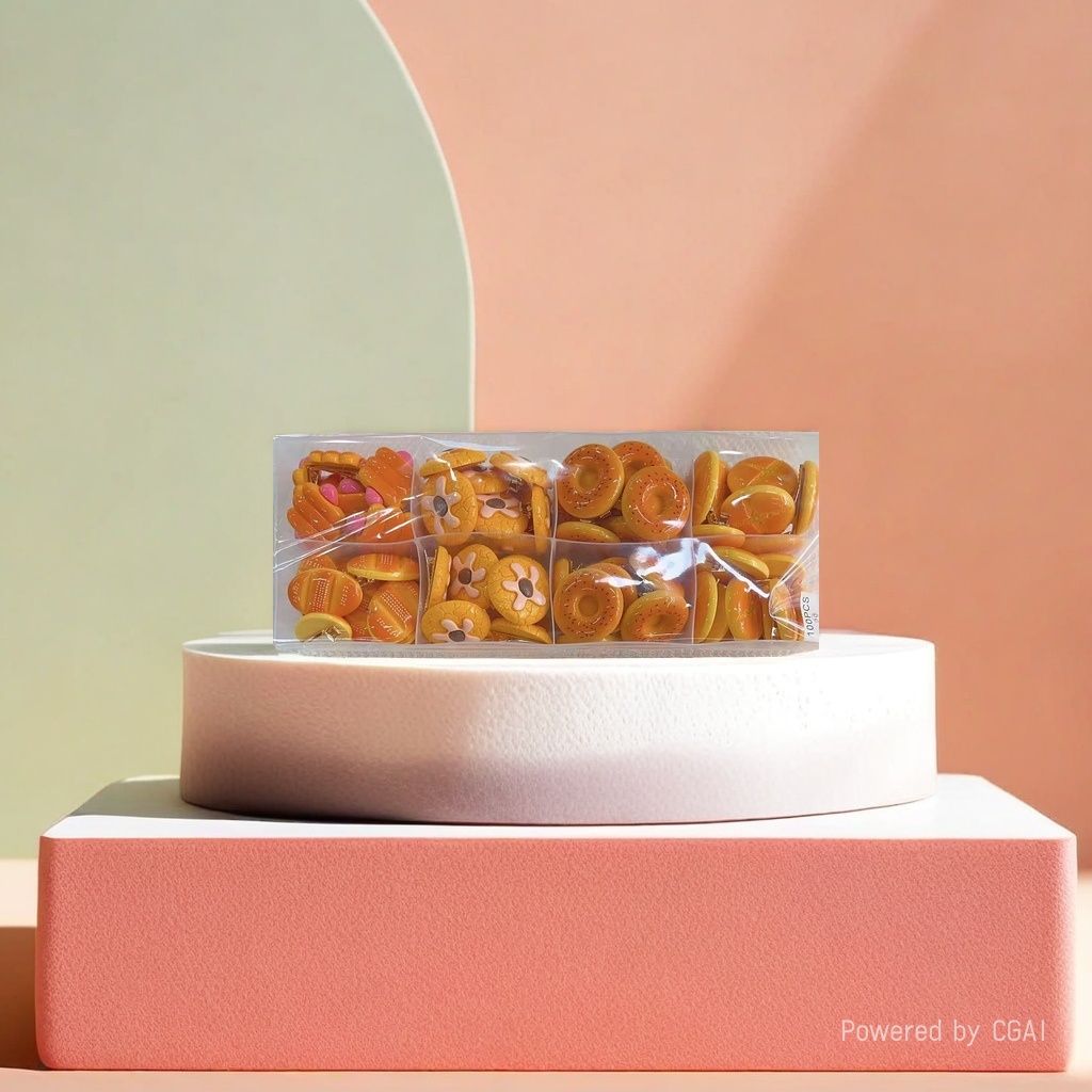 Food toy small bread simulation miniature food toy small ornaments resin diy jewelry hair clips hair accessories details Picture