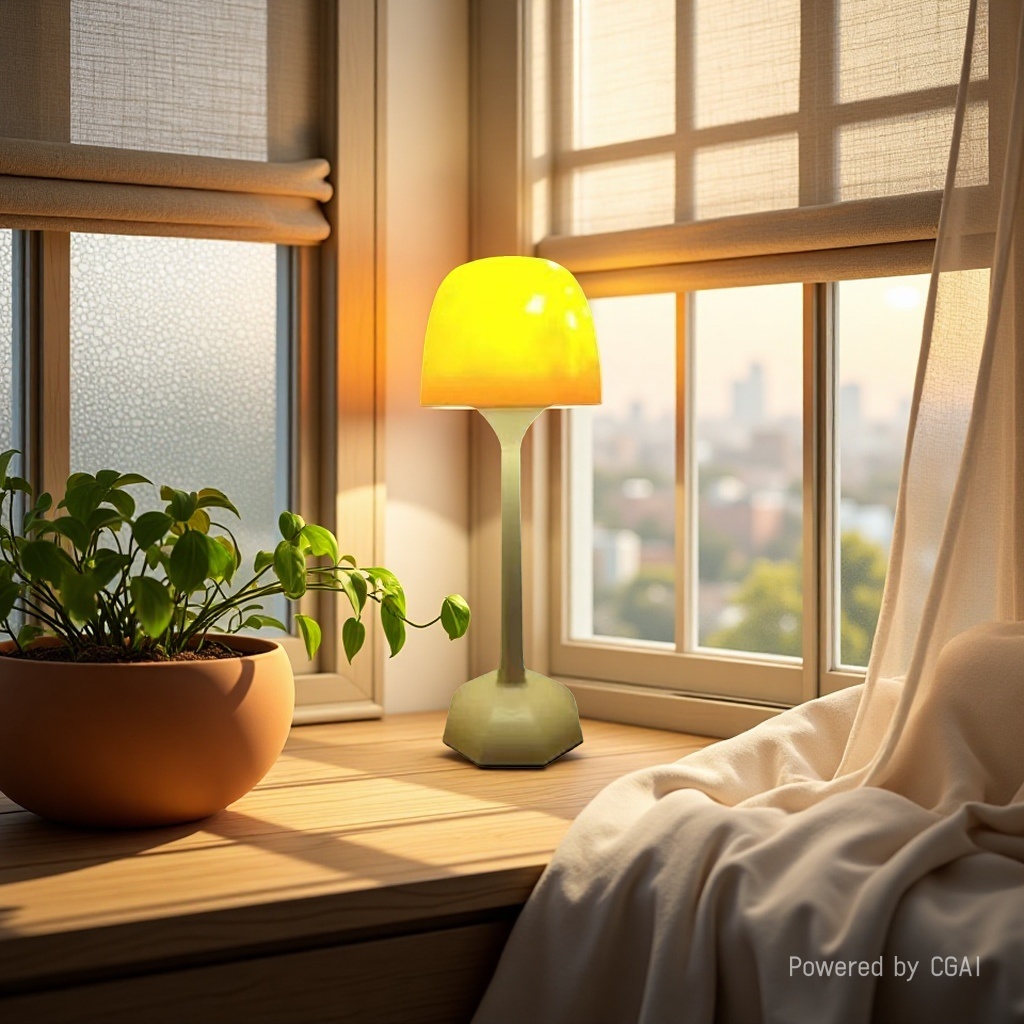 CICO home atmosphere light, acrylic touch switch, golden lighting night light, portable table lamp details Picture