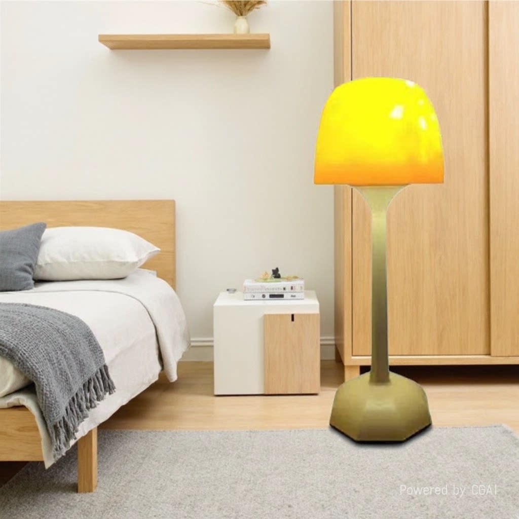 CICO home atmosphere light, acrylic touch switch, golden lighting night light, portable table lamp Specification drawing
