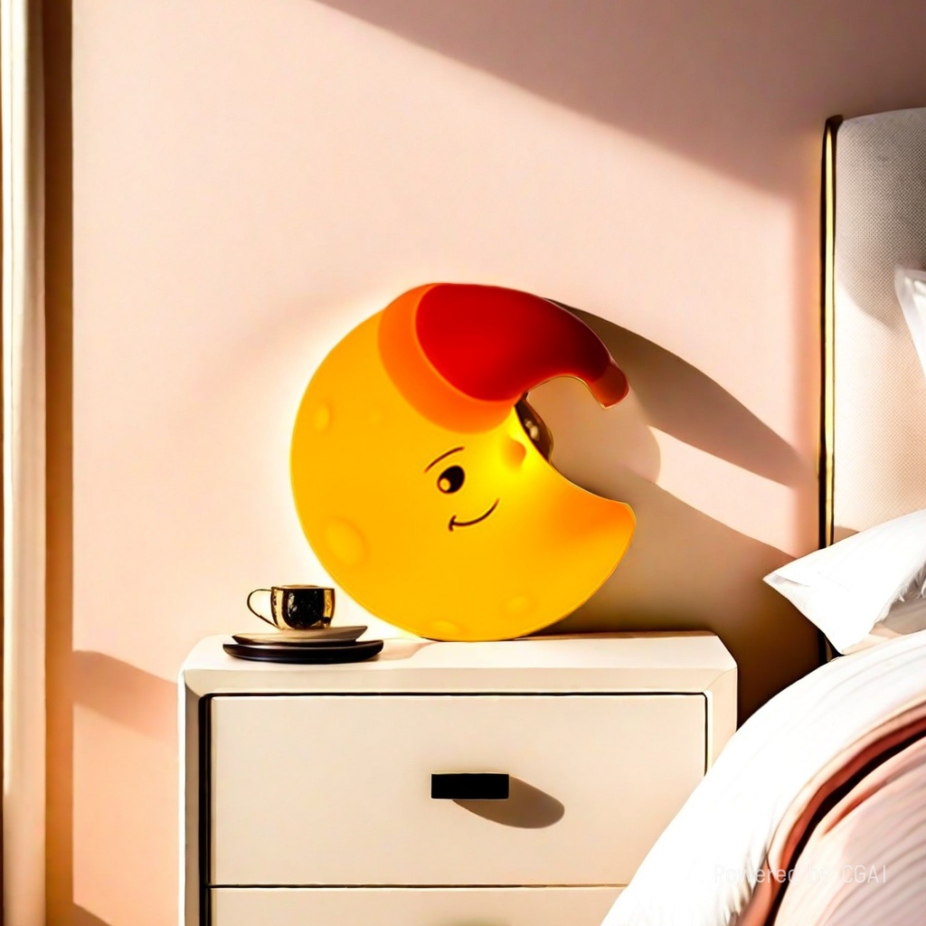 CICO home ambient lighting, night lights, moon silicone patting lights, home decorations Specification drawing