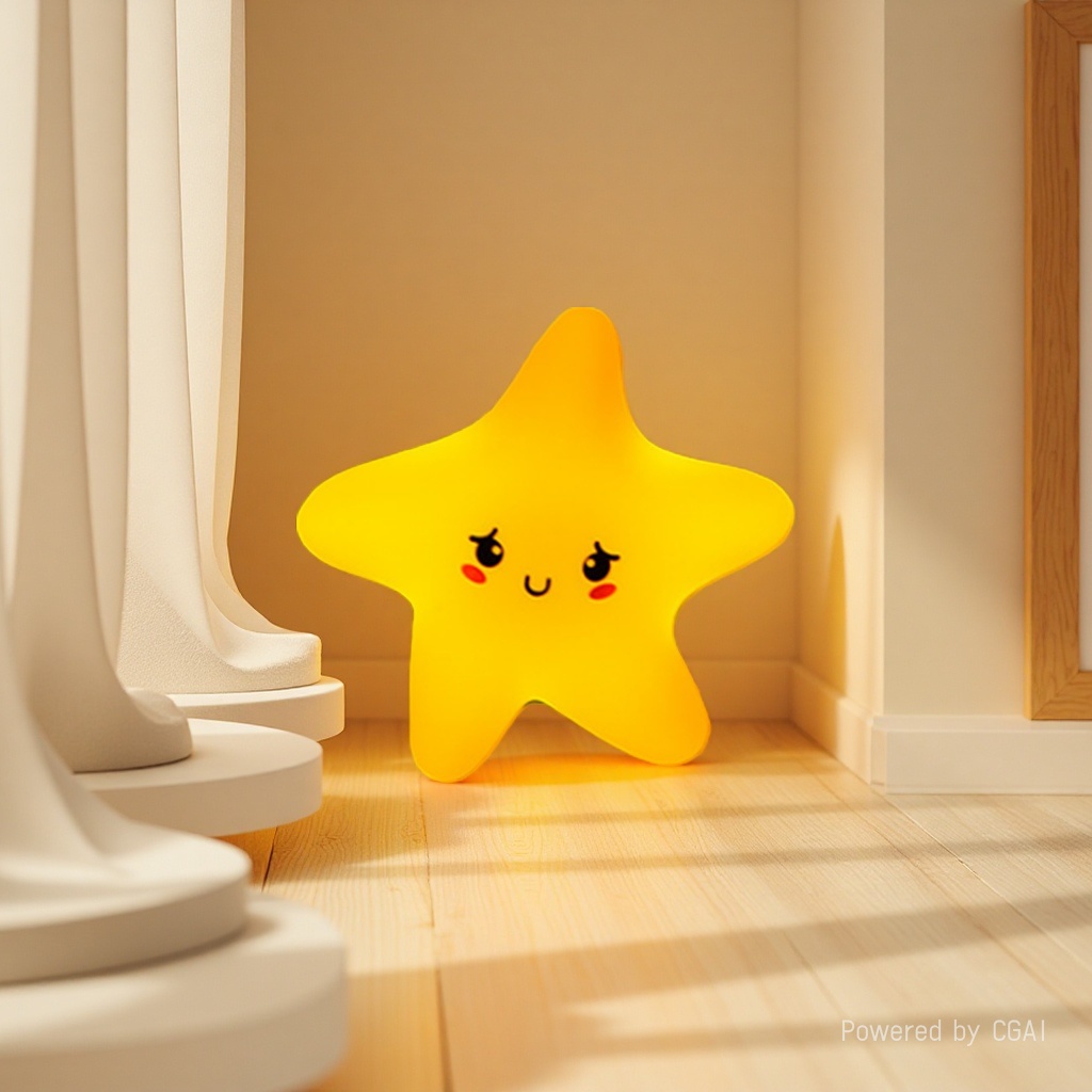 CICO home ambient lighting, night lights, star silicone patting lights, home decorations Specification drawing