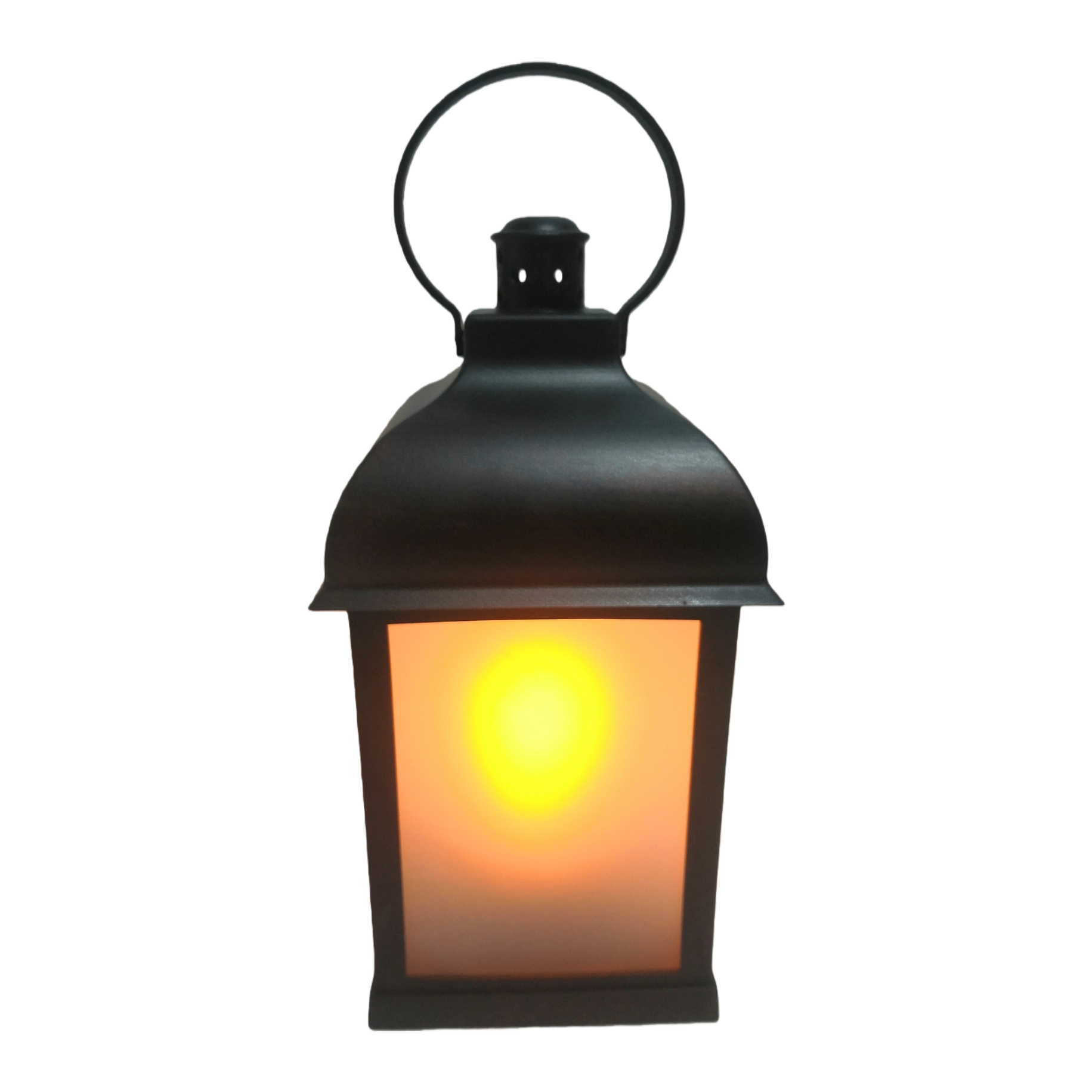Black metal lantern, velvet fabric dragon and phoenix running horse, seven-color cultural tourism lantern Item Picture