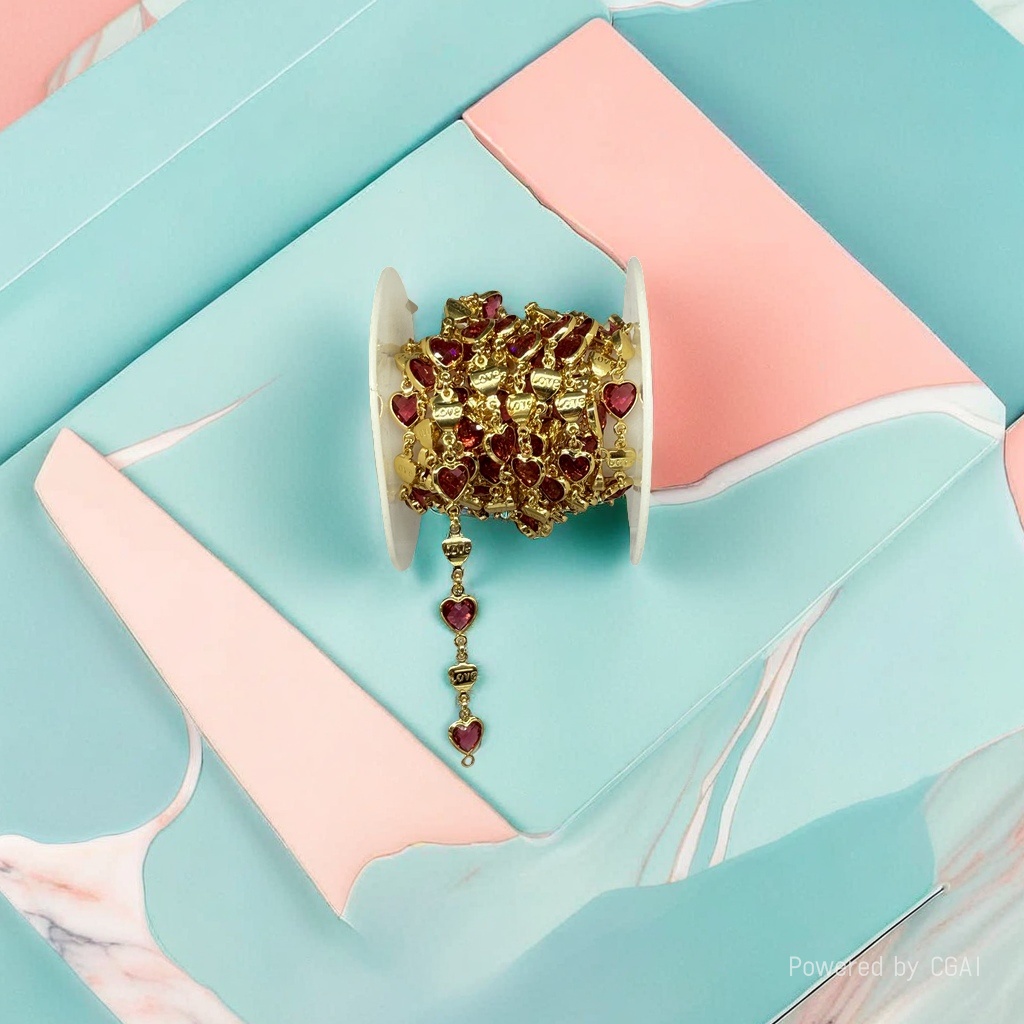 diy chain accessories, crystal edge, diamond connection, bracelet, jewelry, clothing accessories, pure copper color retention 094316108 Specification image