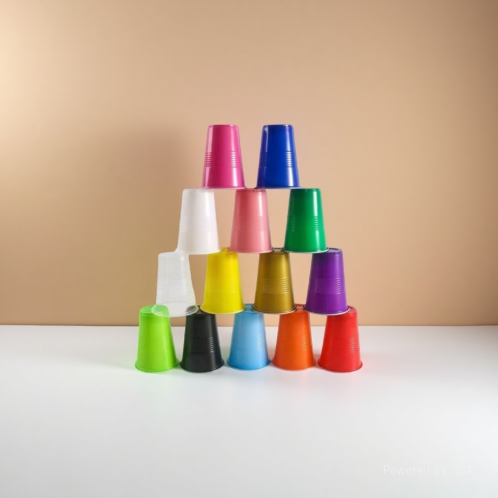 Plastic cup, water cup, World Cup theme cup, 180ml, anti-drop and durable cup Specification image