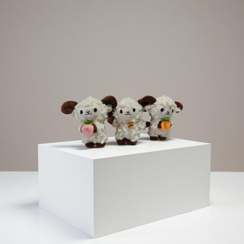 Customized plush toys, trendy dolls, sheep dolls, cute figurines, soft and adorable plush toys