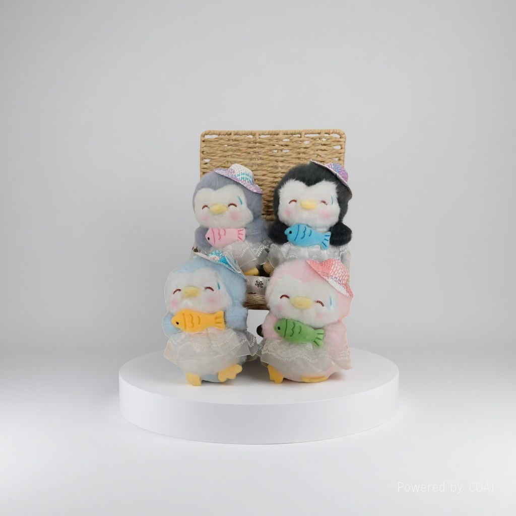 Cute and adorable hats, fish and penguin pendants, plush toys, cartoon bags, hanging ornaments, keychains, dolls and stuffed toys Specification image