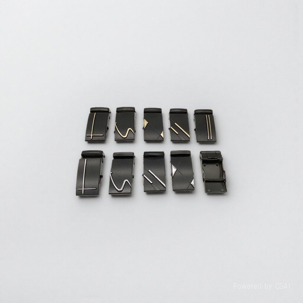 锌合金D型皮带扣铁线扣皮带通用款耐用防锈加固配件