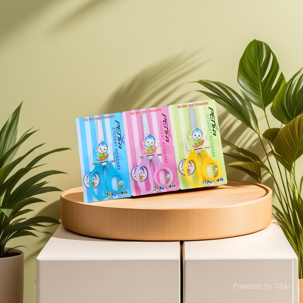 Portable appearance-level paper-cutting scissors for students' hand-made paper-cutting are durable and do not get stuck Specification image