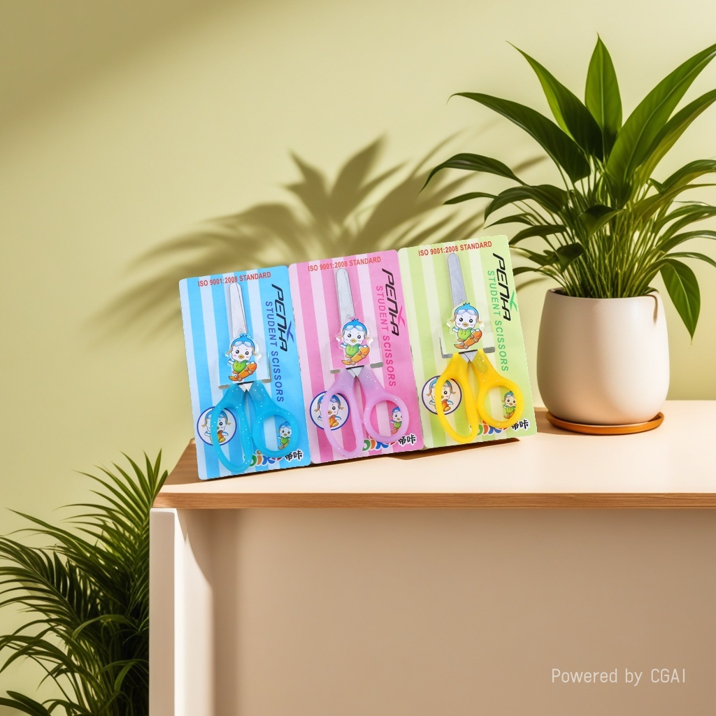 Portable appearance-level paper-cutting scissors for students' hand-made paper-cutting are durable and do not get stuck Portable appearance-level paper-cutting scissors for students' hand-made paper-cutting are durable and do not get stuck