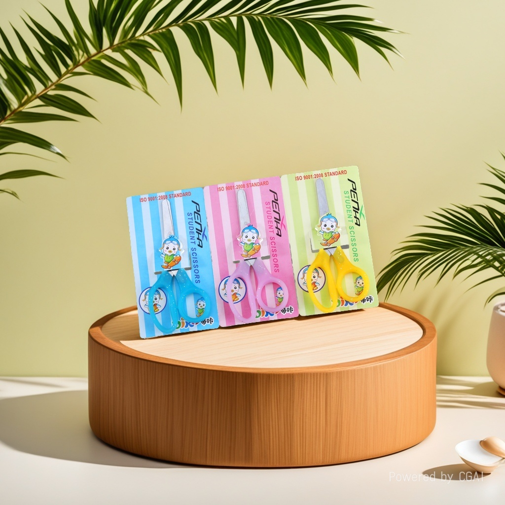 Portable appearance-level paper-cutting scissors for students' hand-made paper-cutting are durable and do not get stuck details Picture