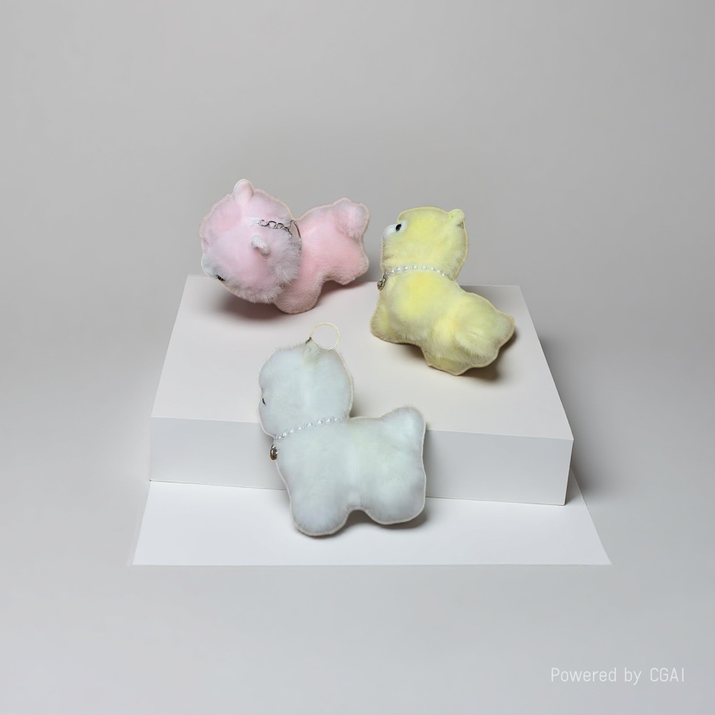 Cross-border European mink fleece alpaca New Year scarf, alpaca simulation cute gift, plush toy doll, bag and pendant details Picture
