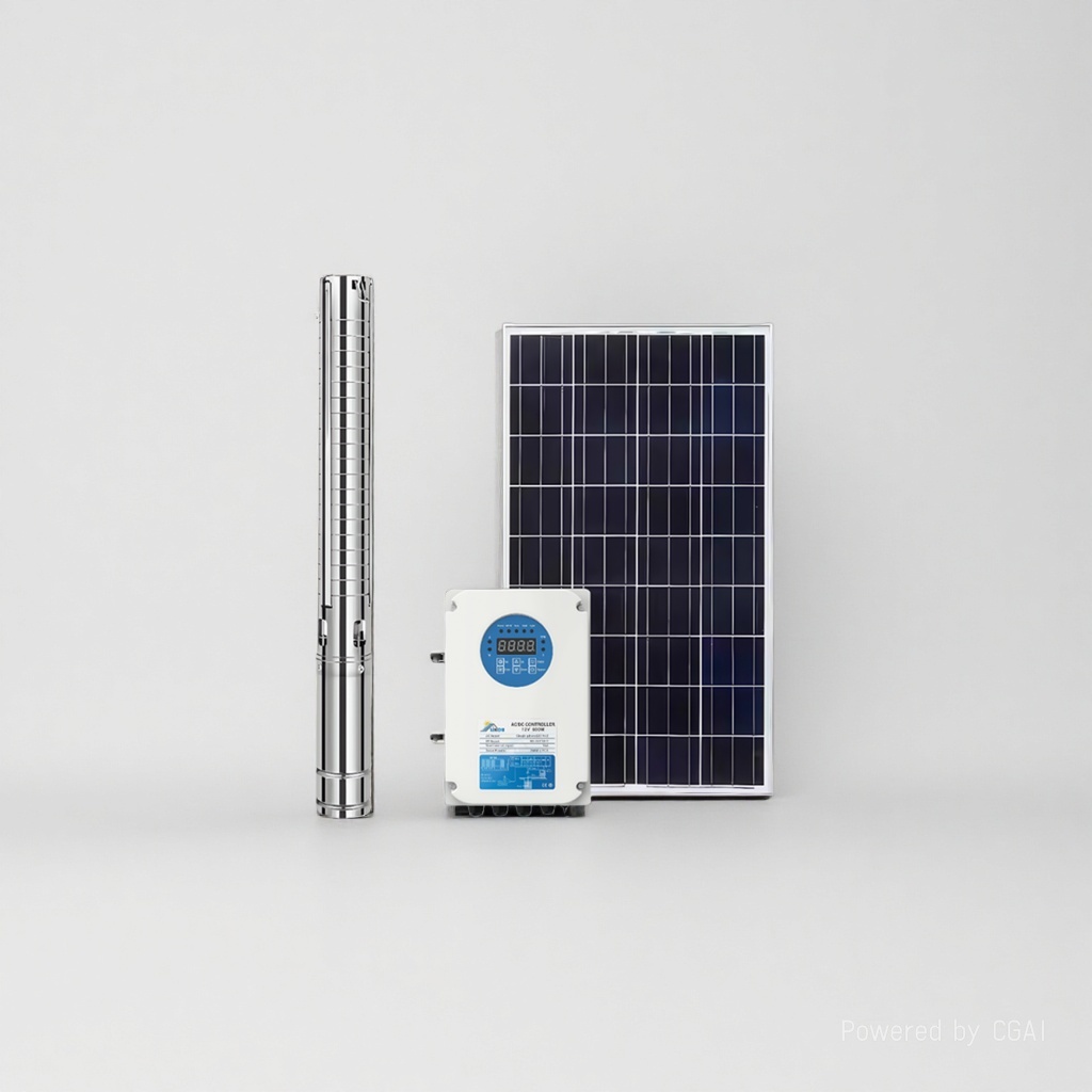 LIKOU energy-saving and environmentally friendly solar water pump made of stainless steel for ACDC household irrigation Specification image