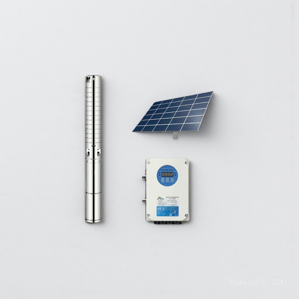 LIKOU energy-saving and environmentally friendly solar water pump, stainless steel material, ACDC household irrigation 103153896