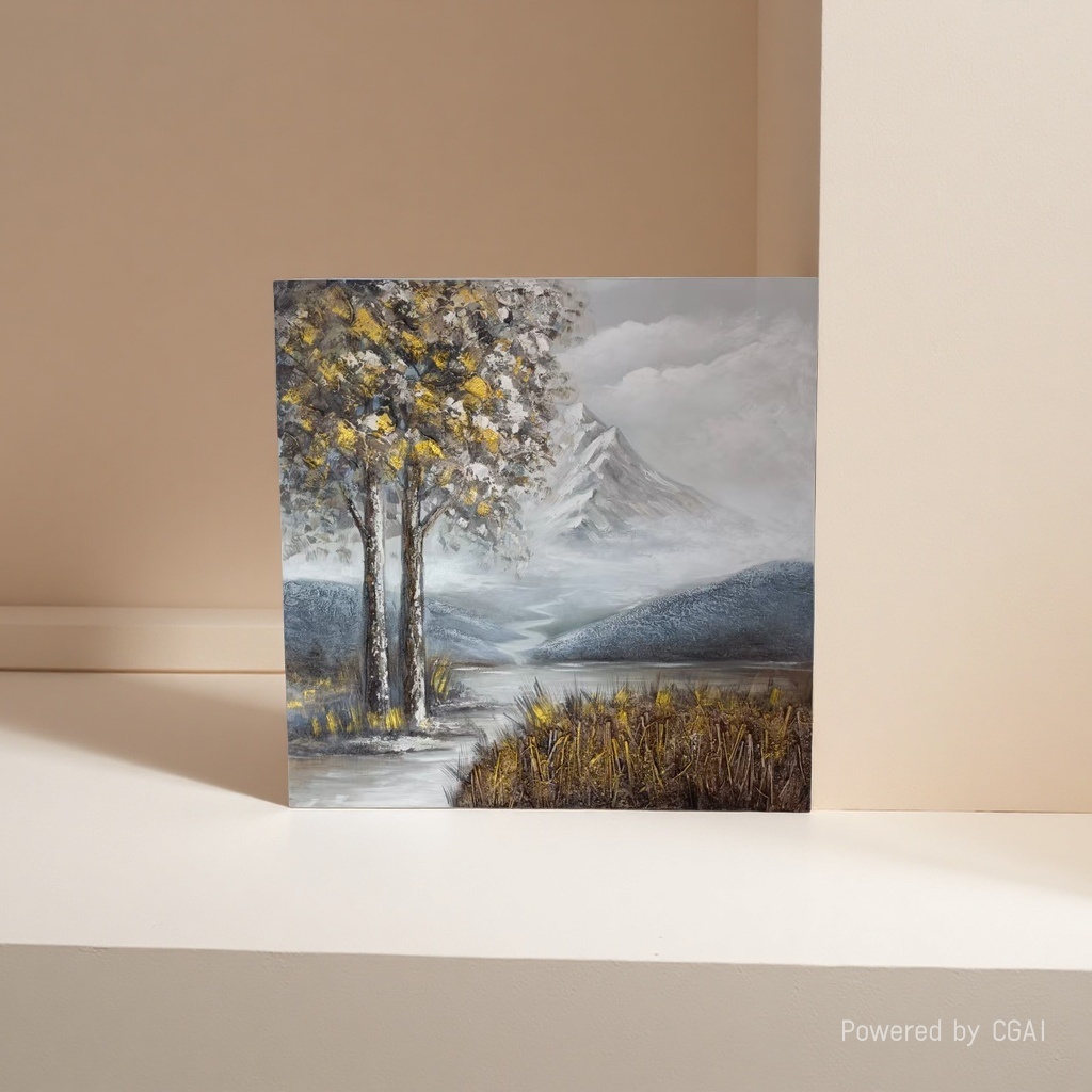 Sunshine Path decorative paintings have been widely displayed in the living room, sofa background wall, abstract landscape, entrance hall, corridor, warm hanging paintings, money tree decorative paintings, hand-painted three-dimensional styles, various styles available for customization based on samples, factory direct sales, big discounts, hot sales Specification image