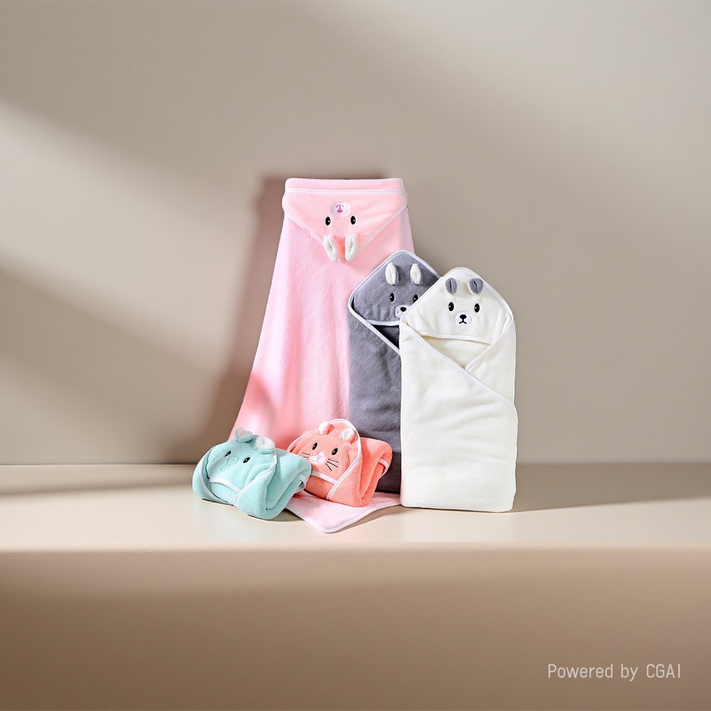 婴儿毯子/浴巾被/Blanket/婴儿包被/婴儿纯棉套装礼盒细节图