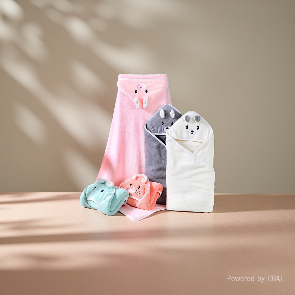 婴儿毯子/浴巾被/Blanket/婴儿包被/婴儿纯棉套装礼盒产品图
