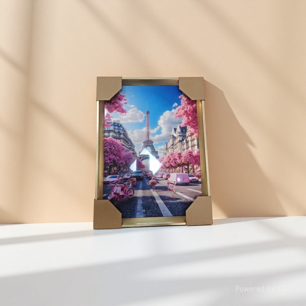 Cross-border best-selling tempered film, romantic iron tower art decorative paintings, round diamond home decoration paintings, export customization, consignment more styles, customizable sizes, factory direct sales, big discounts, crystal porcelain paintings, spray paintings, oil paintings, new styles Application Scenario