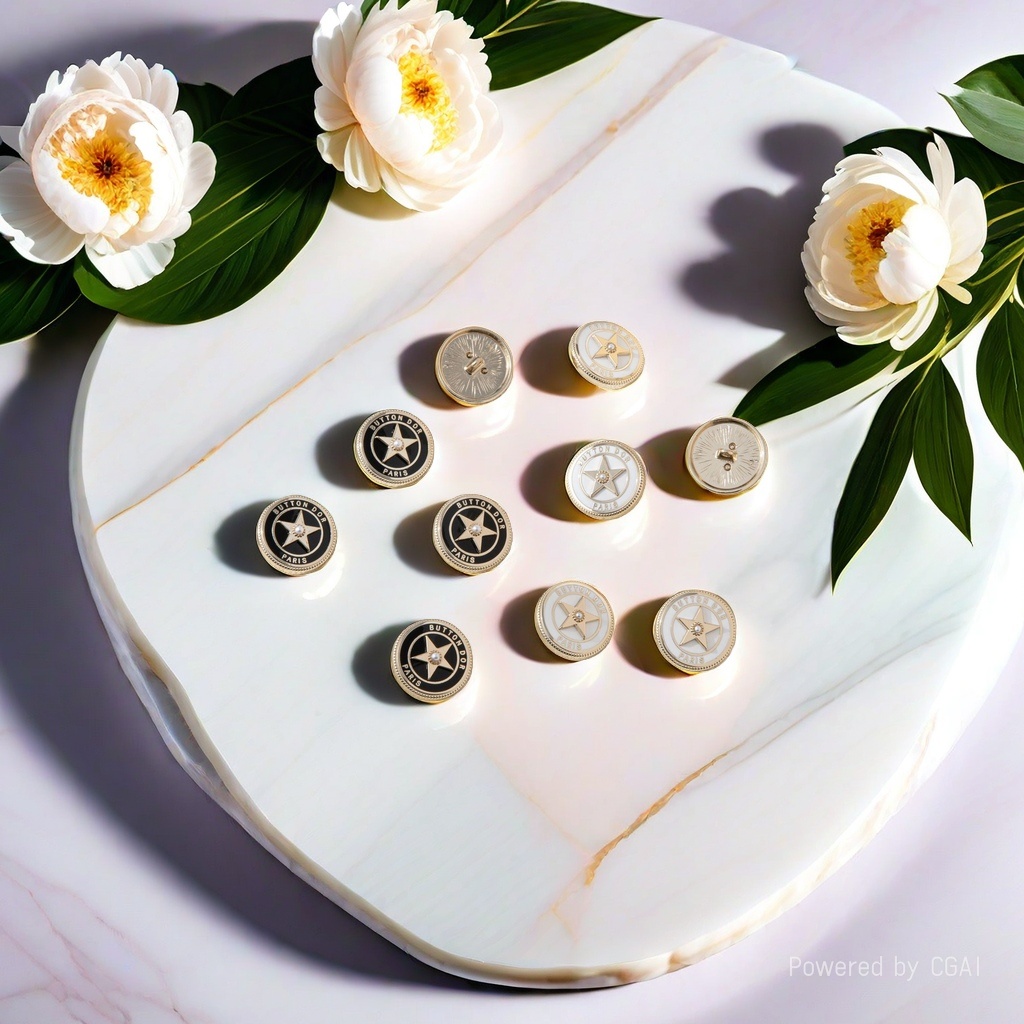 Factory direct supply of metal oil-dripping buttons, high-end, fashionable, high-quality, high-legged, trendy. Factory direct supply