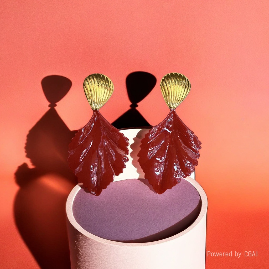 Oil-dripping earrings, stainless steel earrings, are a fresh, fashionable and niche design Application Scenario