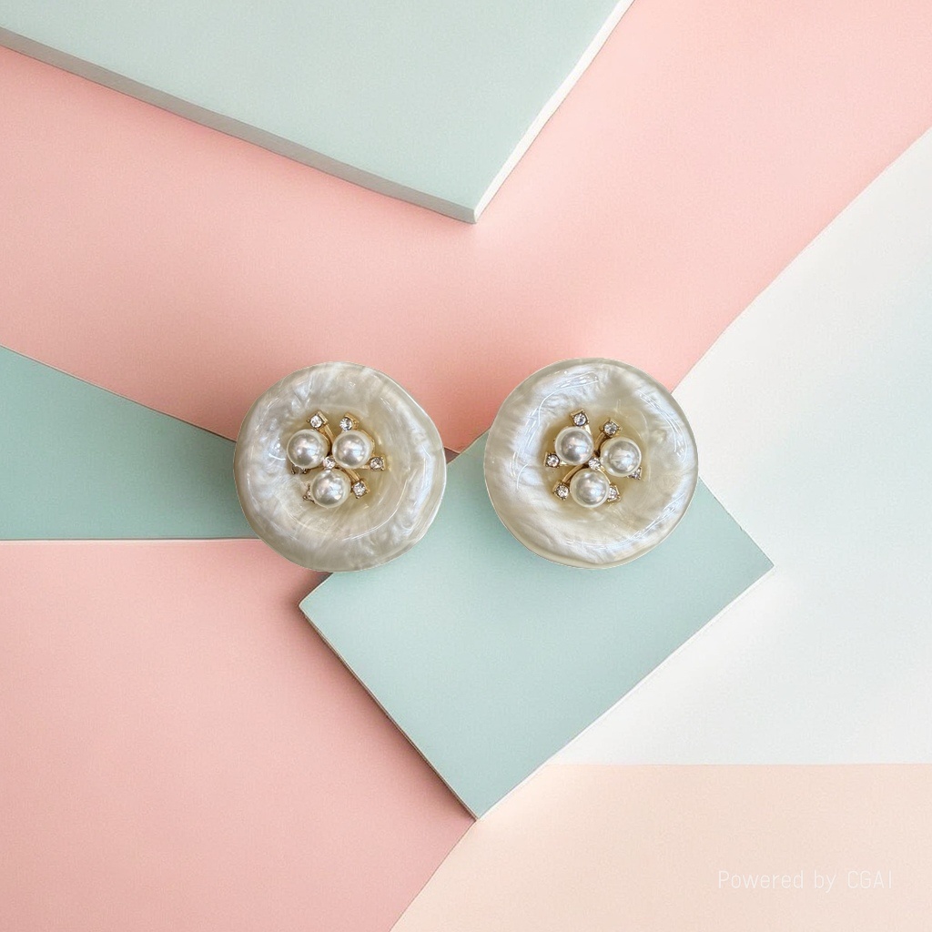 Accessories, personality, temperament, earrings, fashionable, light luxury, retro, geometric, versatile, metal earrings wholesale, vintage earrings
