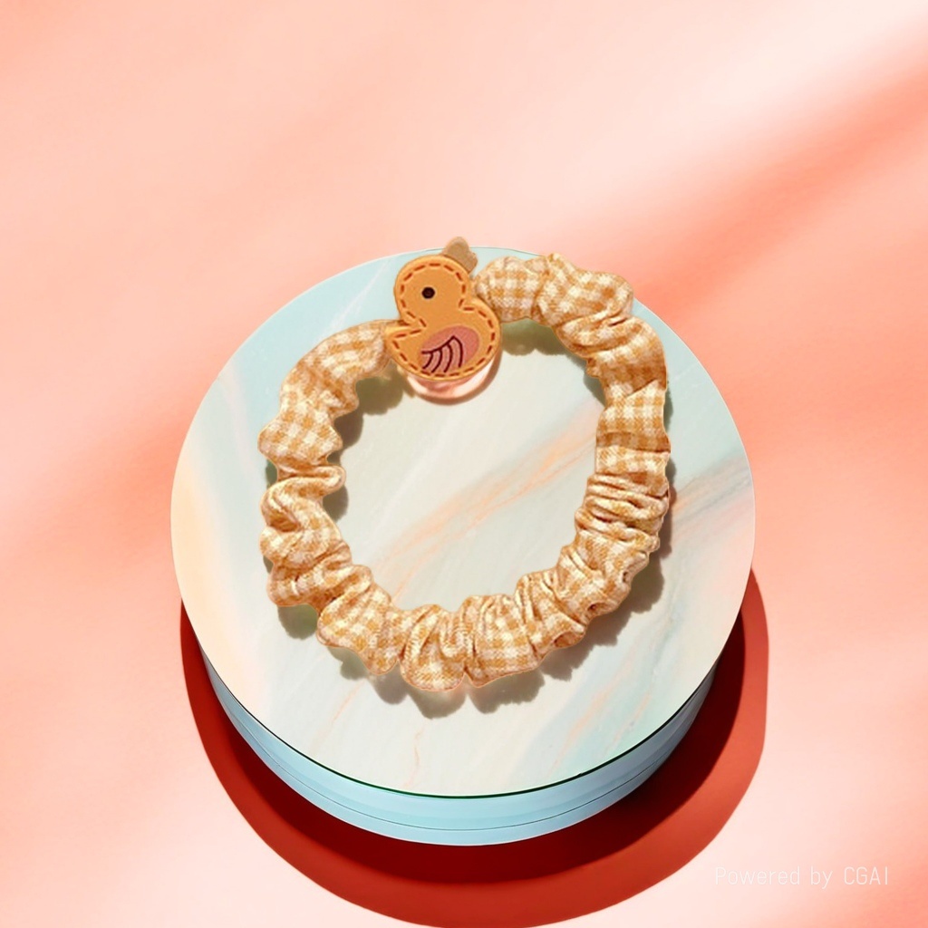 A complete box of large intestine hair bands, telephone line, elastic hair accessories, multiple colors to choose from details Picture