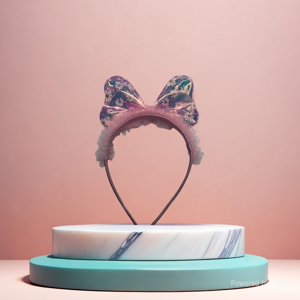 Ladies' hair band spliced Korean version children's headband hair band base details Picture