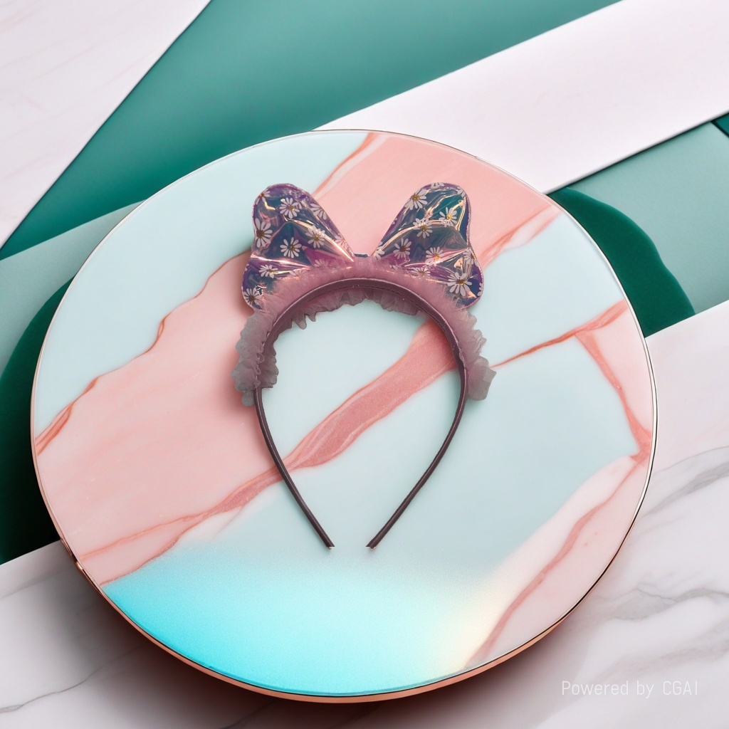 Ladies' hair band spliced Korean version children's headband hair band base Application Scenario