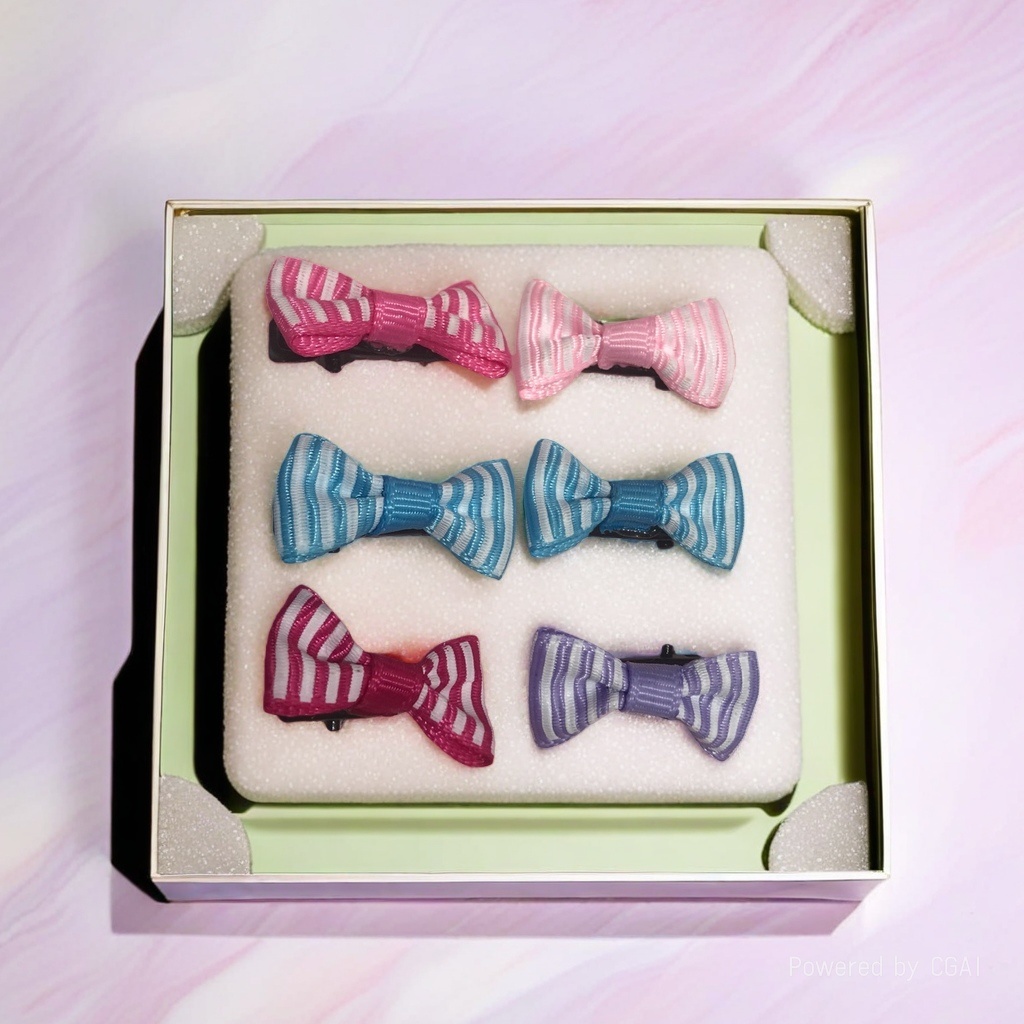 Shark clip, bow hair accessory, grappling clip, hairpin, cute female hairpin, Korean style fashionable beauty accessory Specification image