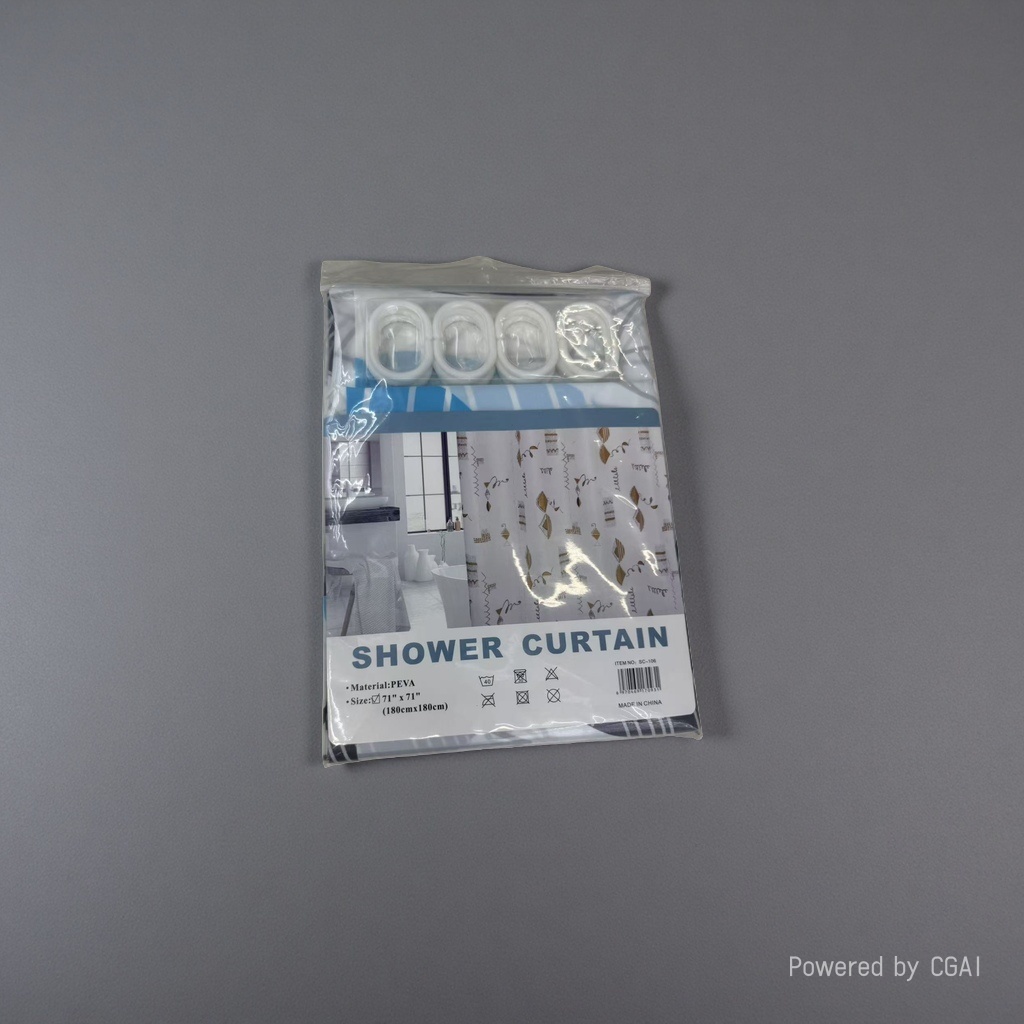 Bubble wrap bath curtain, partition curtain, bathroom waterproof fabric, 1.8-meter anti-slip curtain Application Scenario